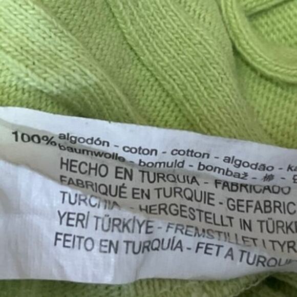 Zara Green Ribbed Knit Cross Strap Sleeveless Stretch Pullover Crop Tank Top S - Picture 4 of 4